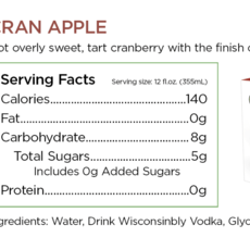 Drink Wisconsinbly Drink Wisconsinbly Vodka Cocktail - Cran Apple