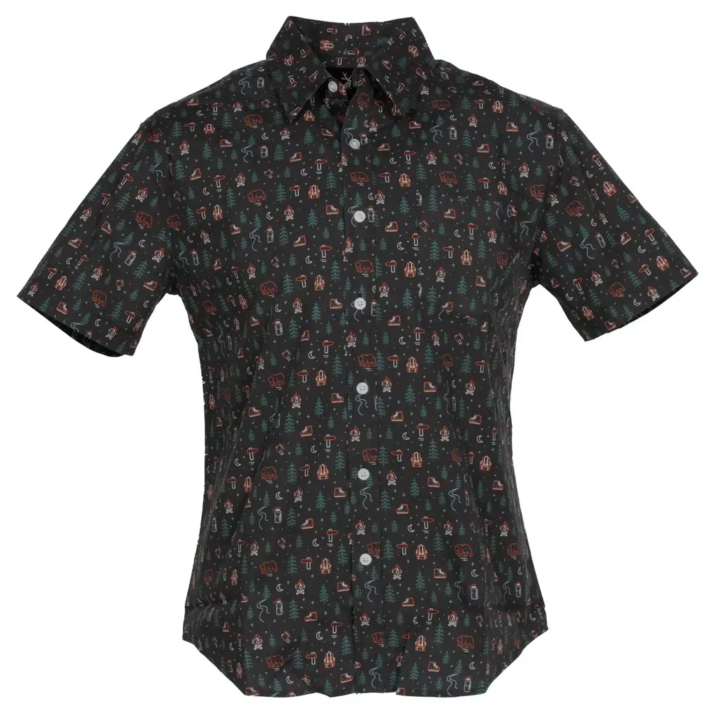 Jack & Sage Camp Button Up - Camping (Canteen)