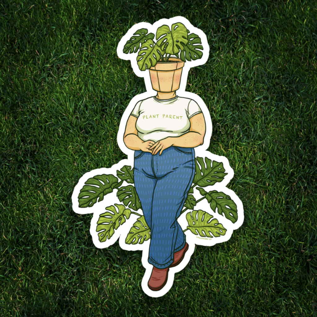 Pothead Prints Pothead Sticker - Plant Parent