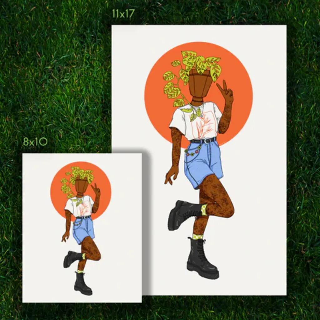 Kayla Marie Nyre Pothead Print - "Peace Out" (11x17)