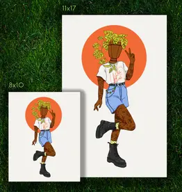 Kayla Marie Nyre Pothead Print - "Peace Out" (11x17)