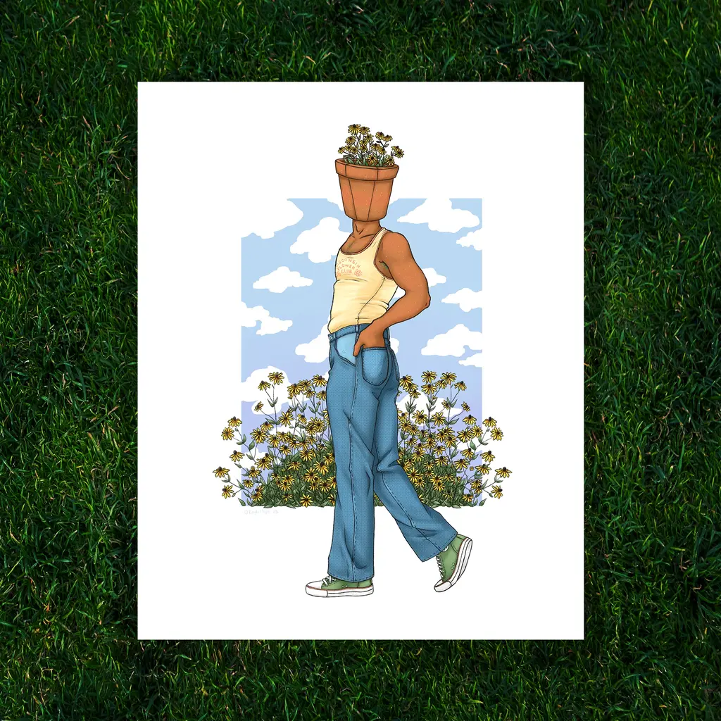 Kayla Marie Nyre Pothead Print - "Rudbeckia Hirta" (8x10)