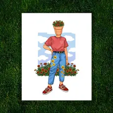 Kayla Marie Nyre Pothead Print - "Gaillardia" (8x10)