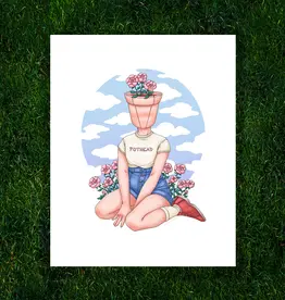 Kayla Marie Nyre Pothead Print - "Peonies" (8x10)
