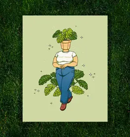 Kayla Marie Nyre Pothead Print - "Plant Parent" (8x10)