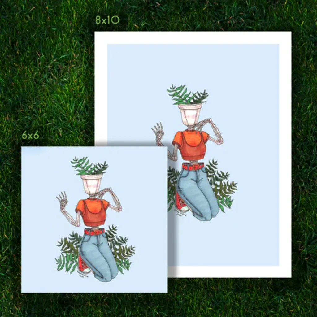 Kayla Marie Nyre Pothead Print - "Spooky" (8x10)