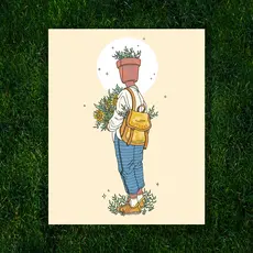 Kayla Marie Nyre Pothead Print - "Backpack" (8x10)