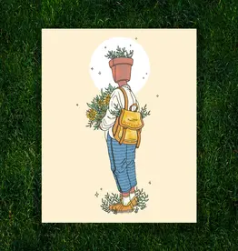 Kayla Marie Nyre Pothead Print - "Backpack" (8x10)