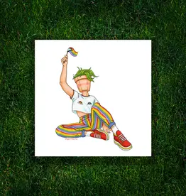 Kayla Marie Nyre Pothead Print - "Pride 2021" (8x8)