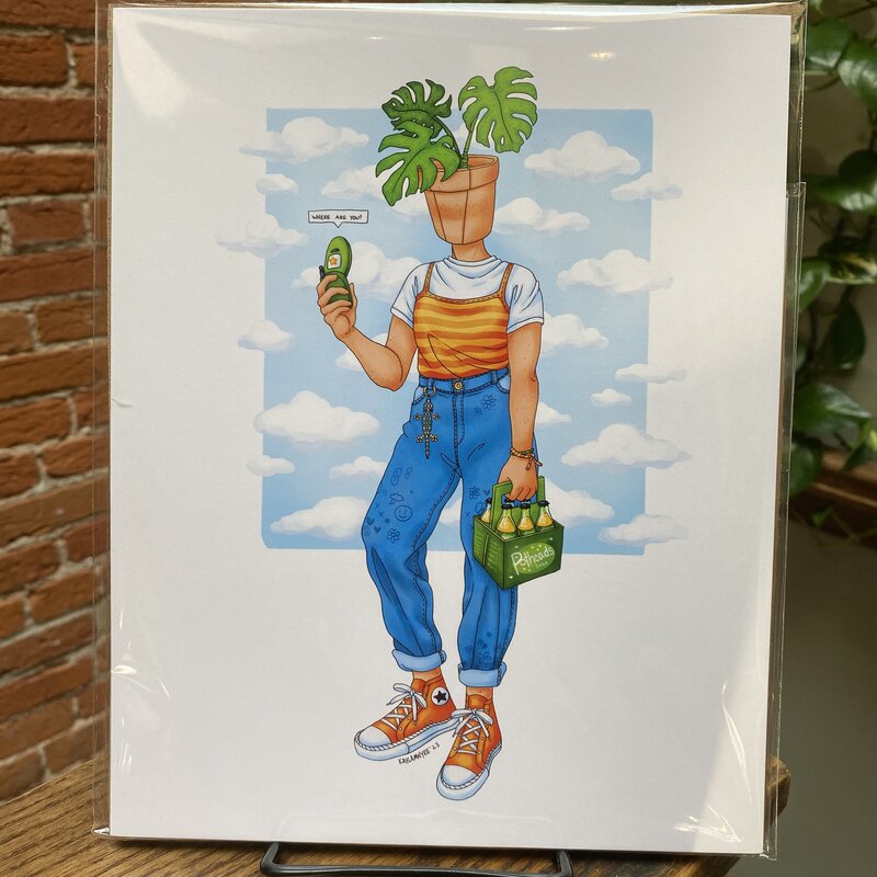Kayla Marie Nyre Pothead Print - "Summer Vibe" (8x10)