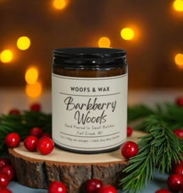 Woofs and Wax Woofs and Wax Candle 7oz Barkberry Woods