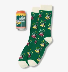 Little Blue House Beer Can Socks - Lawn Ranger