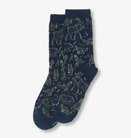 Little Blue House Crew Socks - Animal Constellations