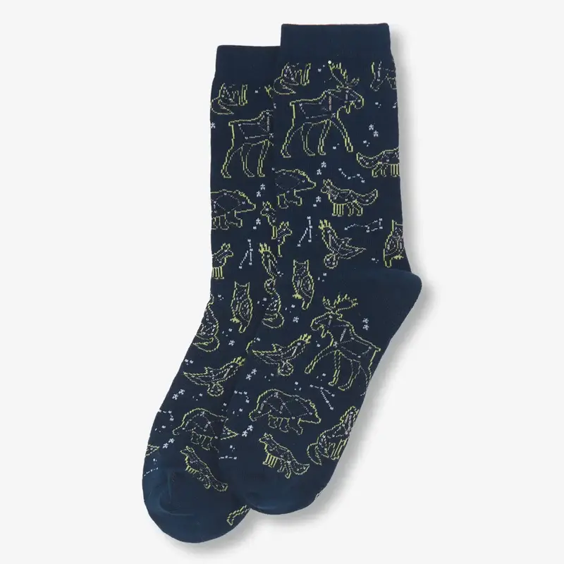 Little Blue House Crew Socks - Animal Constellations