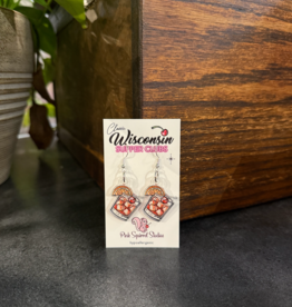 Pink Squirrel Studios Old Fashioned Earrings (Plastic)