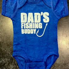 WI-Wear Dad's Fishing Buddy Onesie