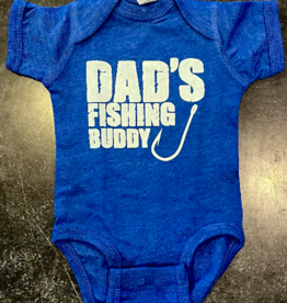 WI-Wear Dad's Fishing Buddy Onesie
