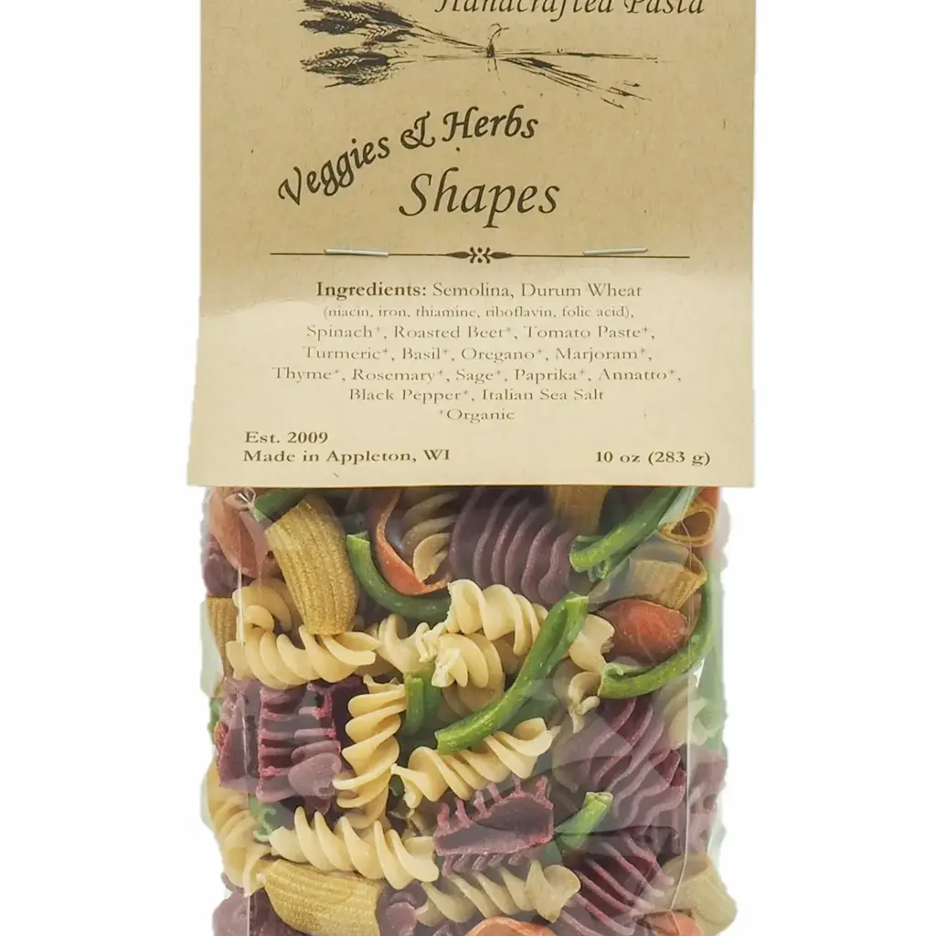 Dalla Terra Pasta Veggie and Herbs Shapes