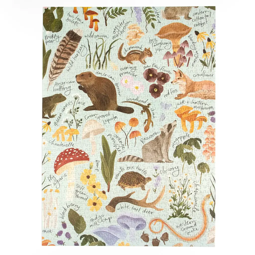 1canoe2 Flora & Fauna - 1,000 Piece Jigsaw Puzzle