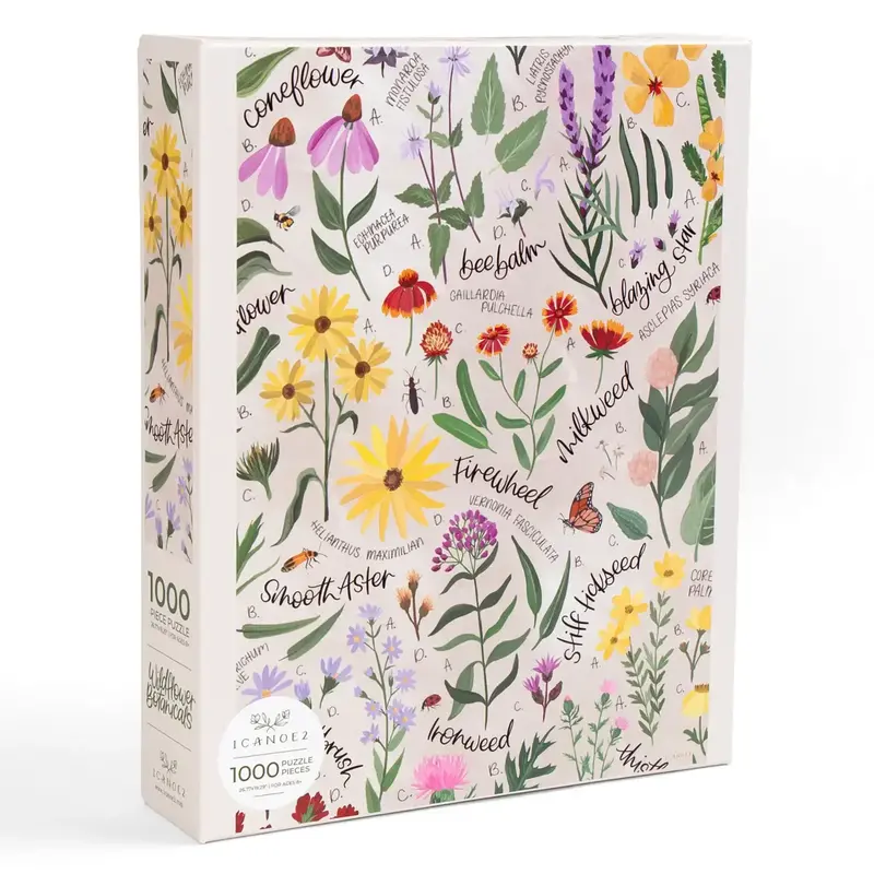 1canoe2 Wildflower Botanicals- 1,000 Piece Jigsaw Puzzle