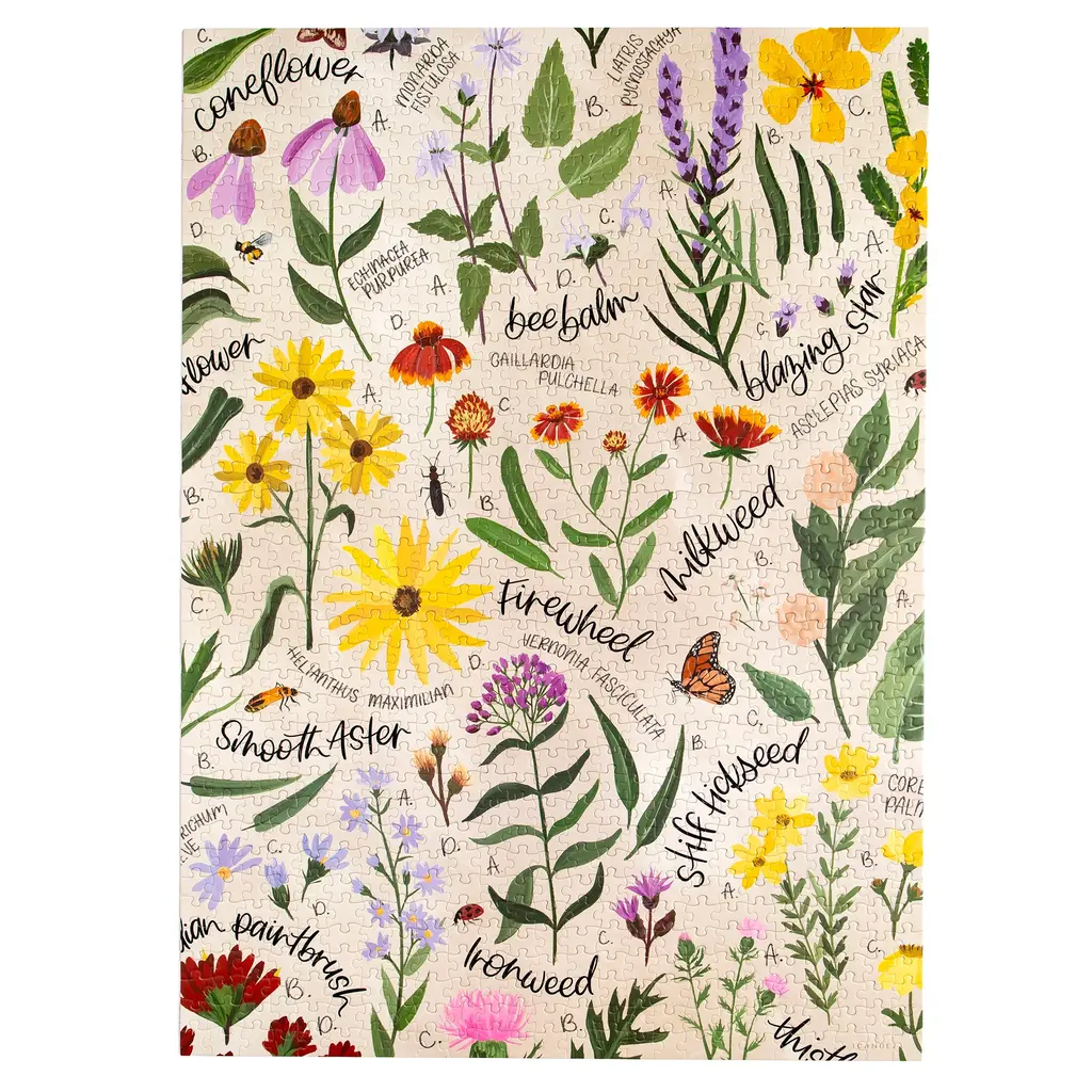 1canoe2 Wildflower Botanicals - 1,000 Piece Jigsaw Puzzle