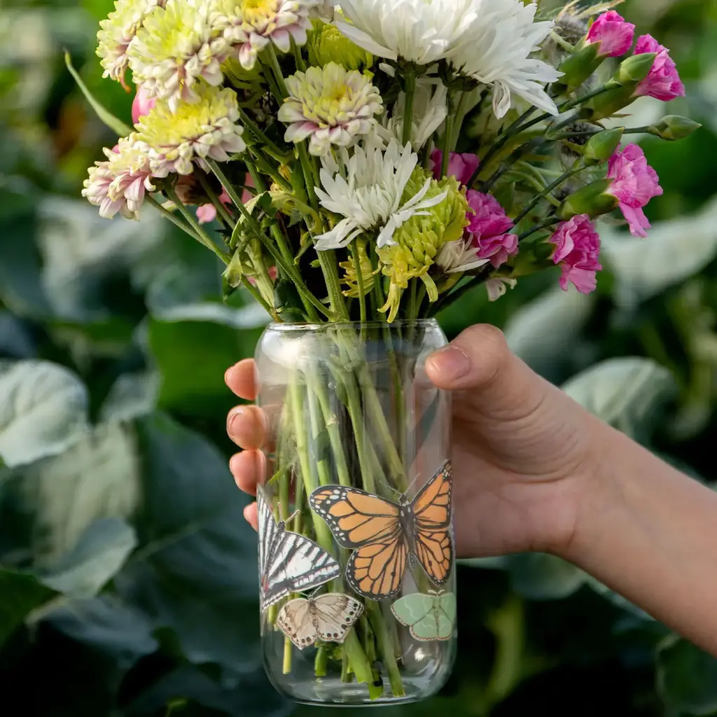 1canoe2 Glass Can - Butterfly