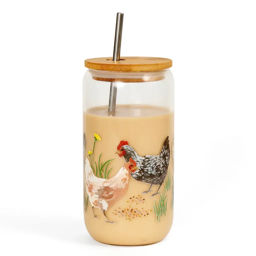 1canoe2 Glass Can - Chickens