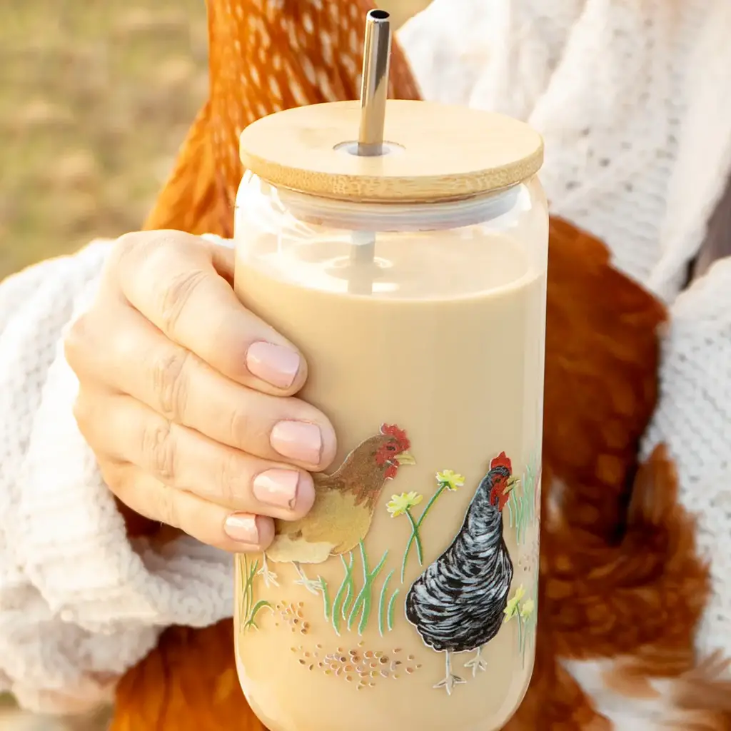 1canoe2 Glass Can - Chickens