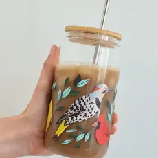 1canoe2 Glass Can - Feathered Friends Birds