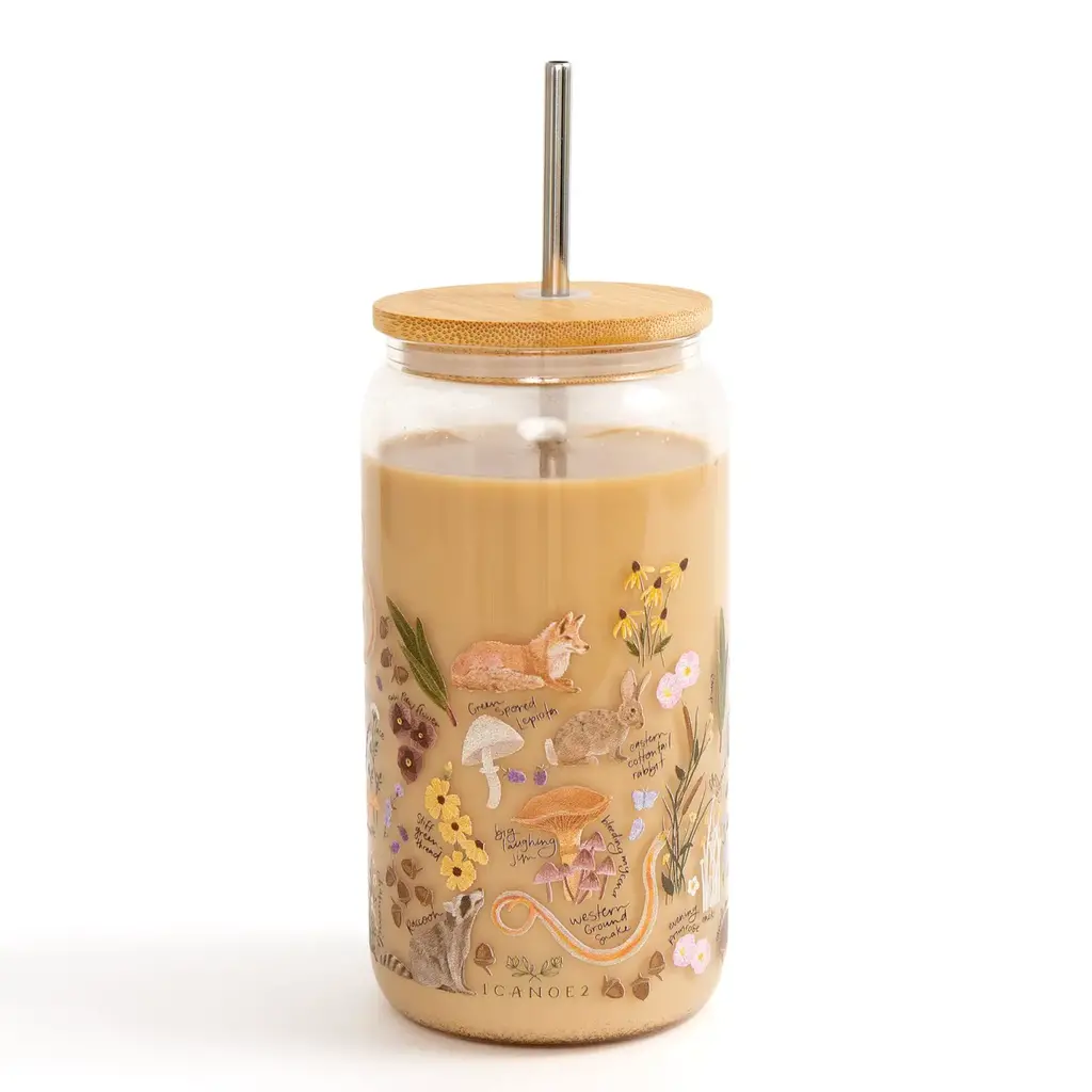 1canoe2 Glass Can - Flora & Fauna