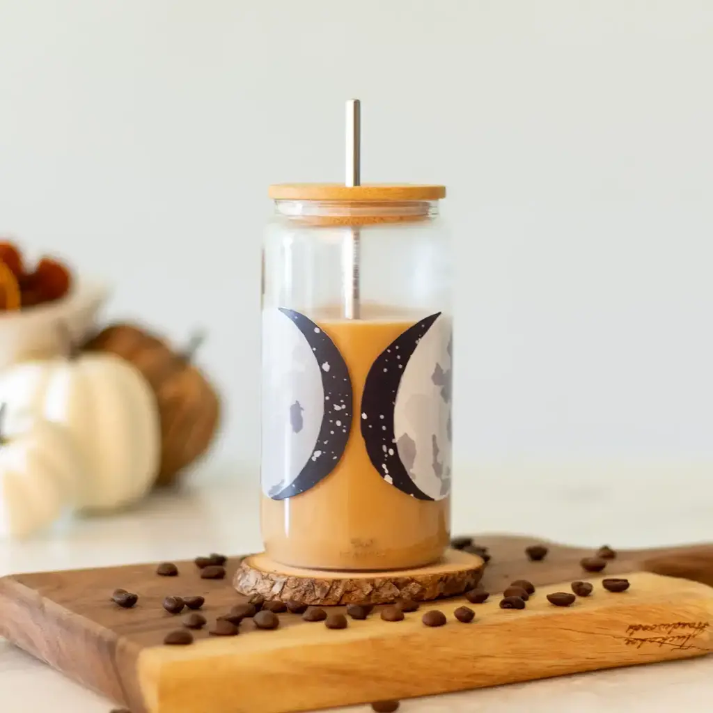 1canoe2 Glass Can - Moon Phases