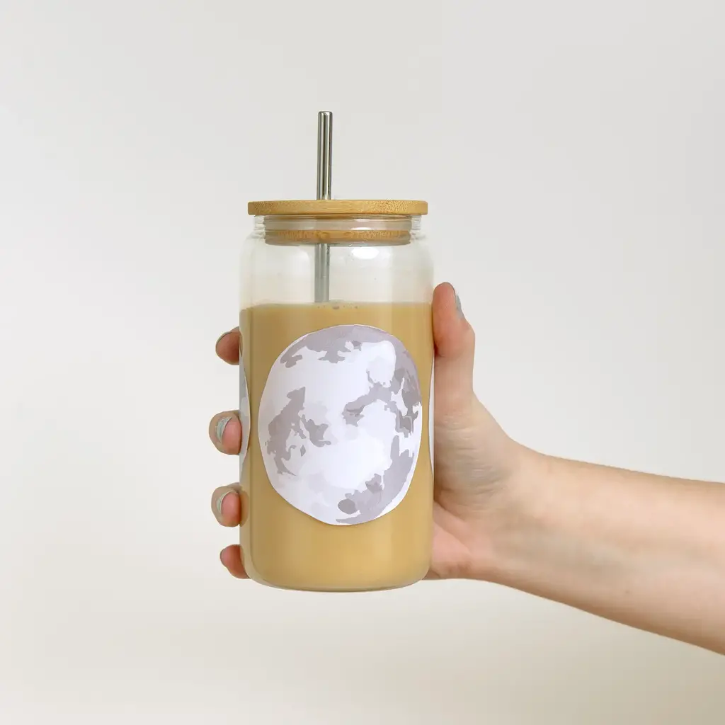 1canoe2 Glass Can - Moon Phases