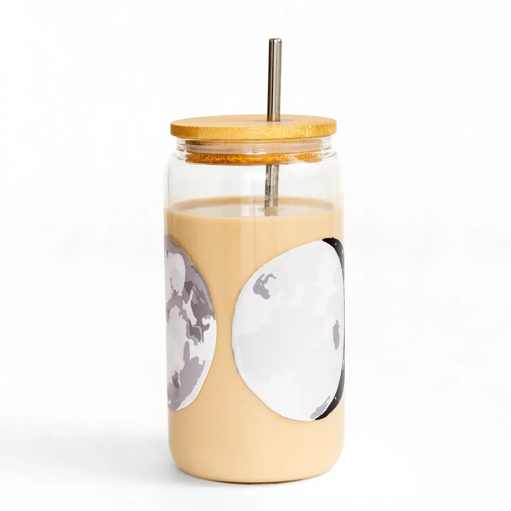 1canoe2 Glass Can - Moon Phases