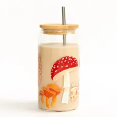 1canoe2 Glass Can - Mushroom