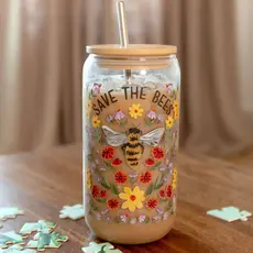 1canoe2 Glass Can - Save the Bees