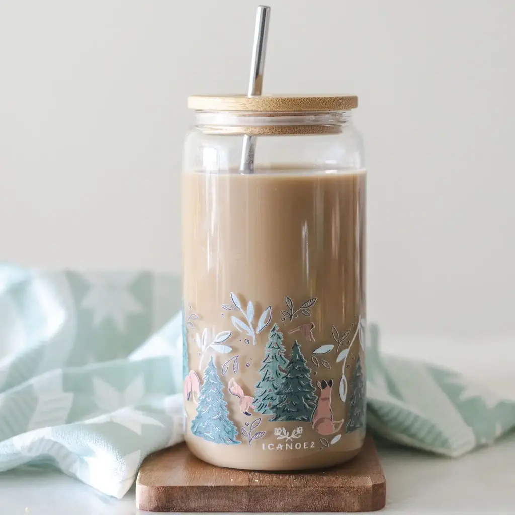 1canoe2 Glass Can - Winter Fox