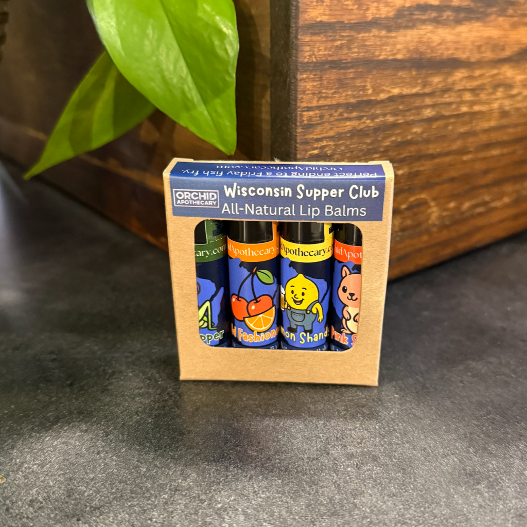 Orchid Apothecary Wisconsin Supper Club Lip Balm 4-Pack