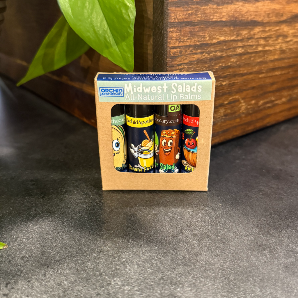 Orchid Apothecary Midwest Salads Lip Balm 4-Pack