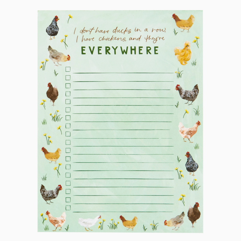 1canoe2 Chicken Meadow Notepad