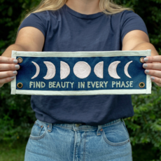 1canoe2 Find Beauty Embroidered Canvas Banner