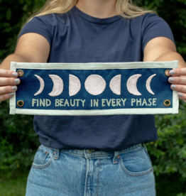 1canoe2 Find Beauty Embroidered Canvas Banner