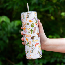 1canoe2 Flora & Fauna 20oz Stainless Steel Skinny Tumbler