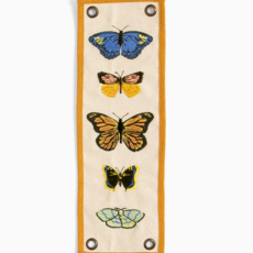 1canoe2 Flutter Friends Butterfly Embroidered Canvas Banner
