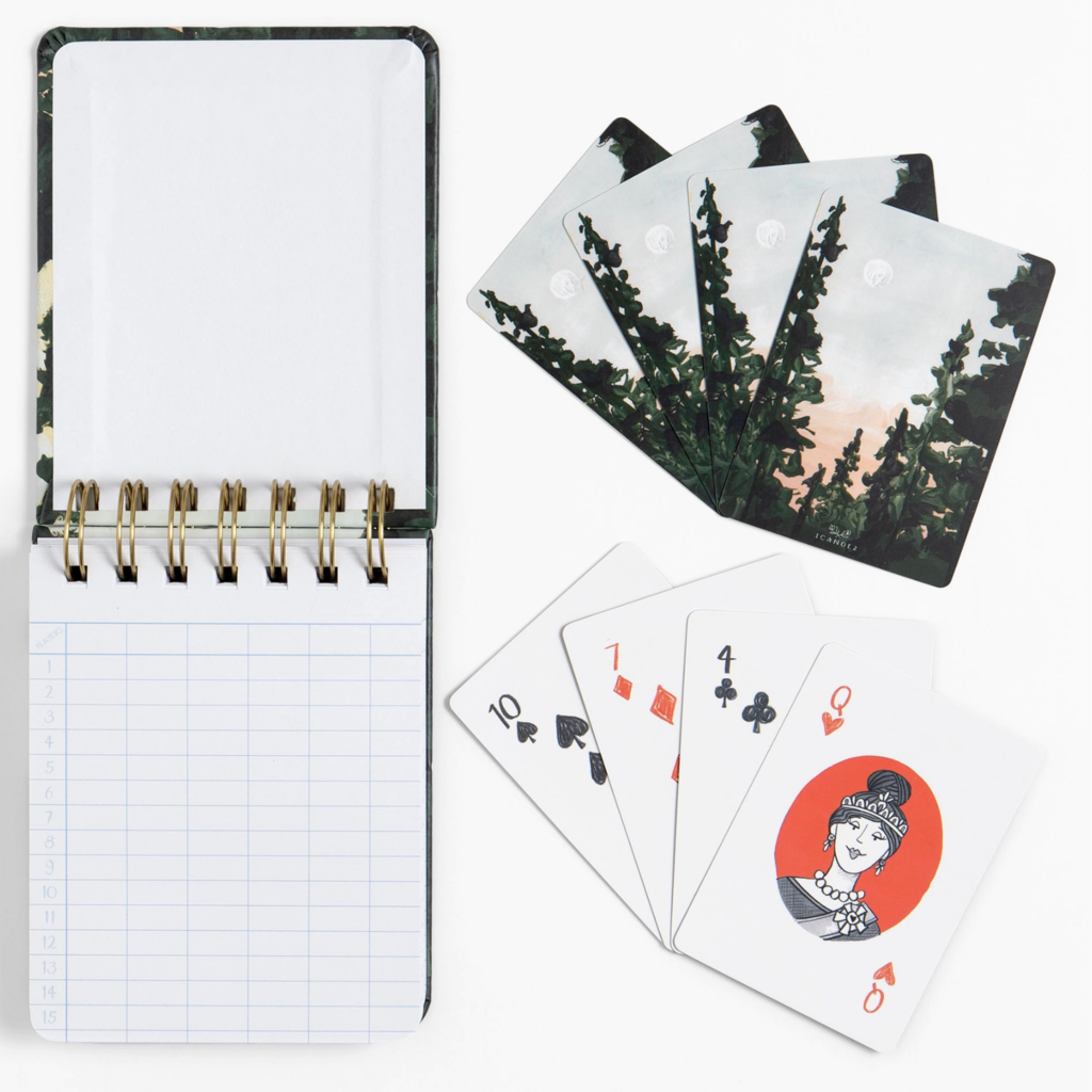 1canoe2 Forest Landscape Playing Card Set
