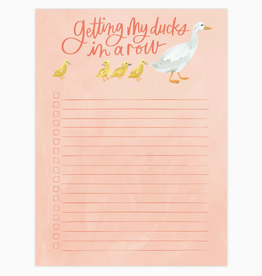 1canoe2 Getting My Ducks in A Row Notepad