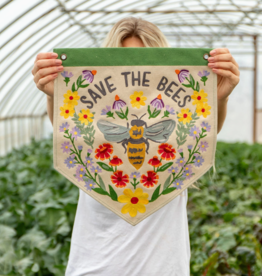 1canoe2 Save the Bees Embroidered Canvas Banner