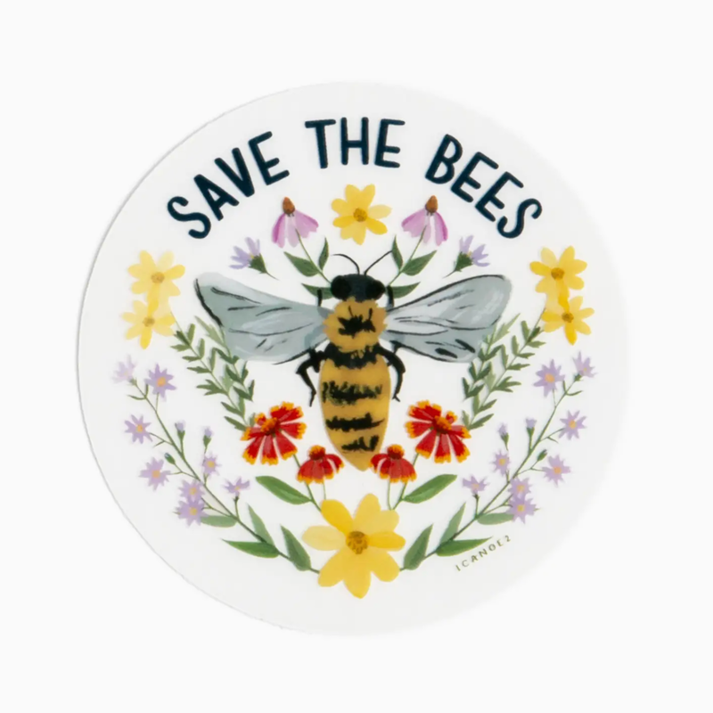 1canoe2 Save the Bees Decal Sticker