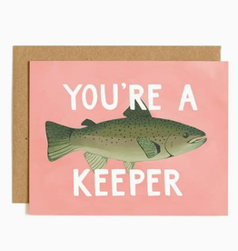 1canoe2 You're A Keeper Love Greeting Card