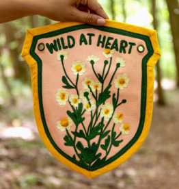 1canoe2 Wild At Heart Embroidered Canvas Banner