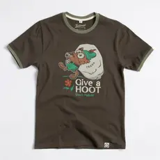The Landmark Project Give a Hoot, Don't Pollute Ringer Tee